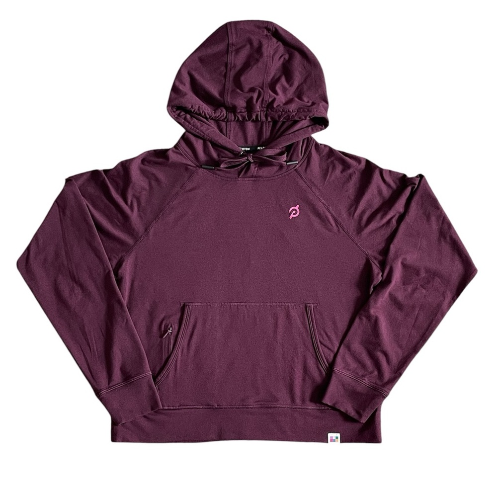 Peloton Purple Hooded Sweatshirt with Classic Design - Picture 1 of 4